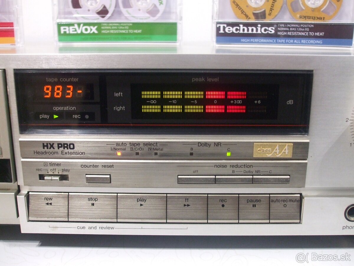 ClassAA spickovy kazetovy deck TECHNICS RS-B505, JAPAN, AK18 - 2