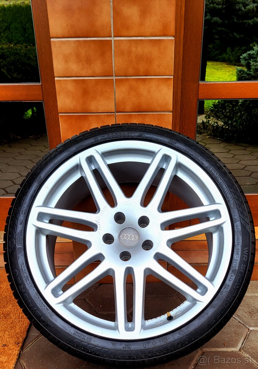 alu R20 5x112, zimné pneu 245/40, Audi + Mercedes - 2