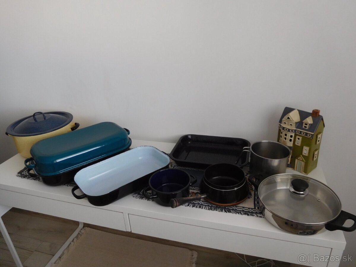 Samltované do kuchyne pekáče, hrnce Hrnce, panvice, - 2