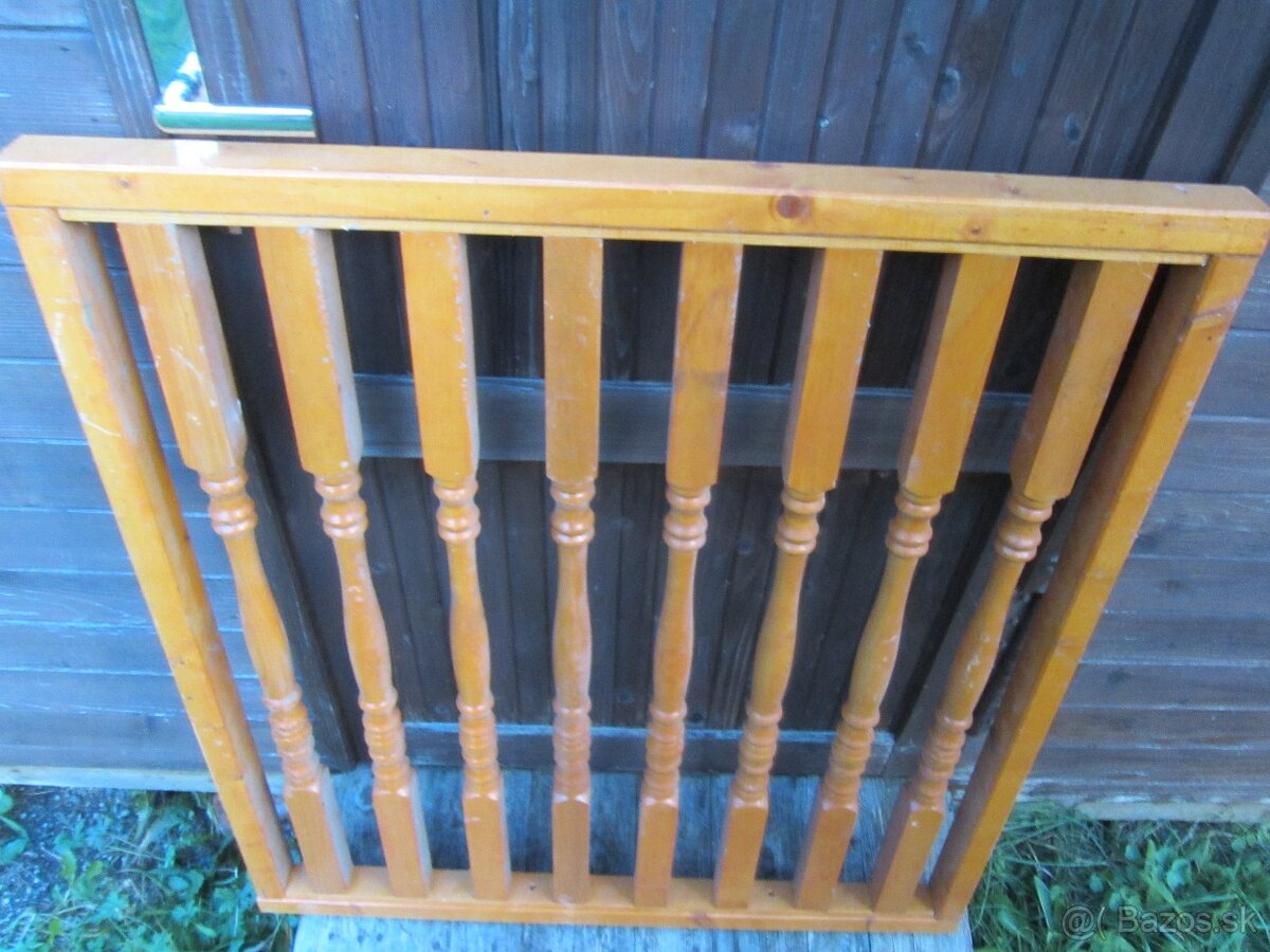 drevenné zábradlie - 2