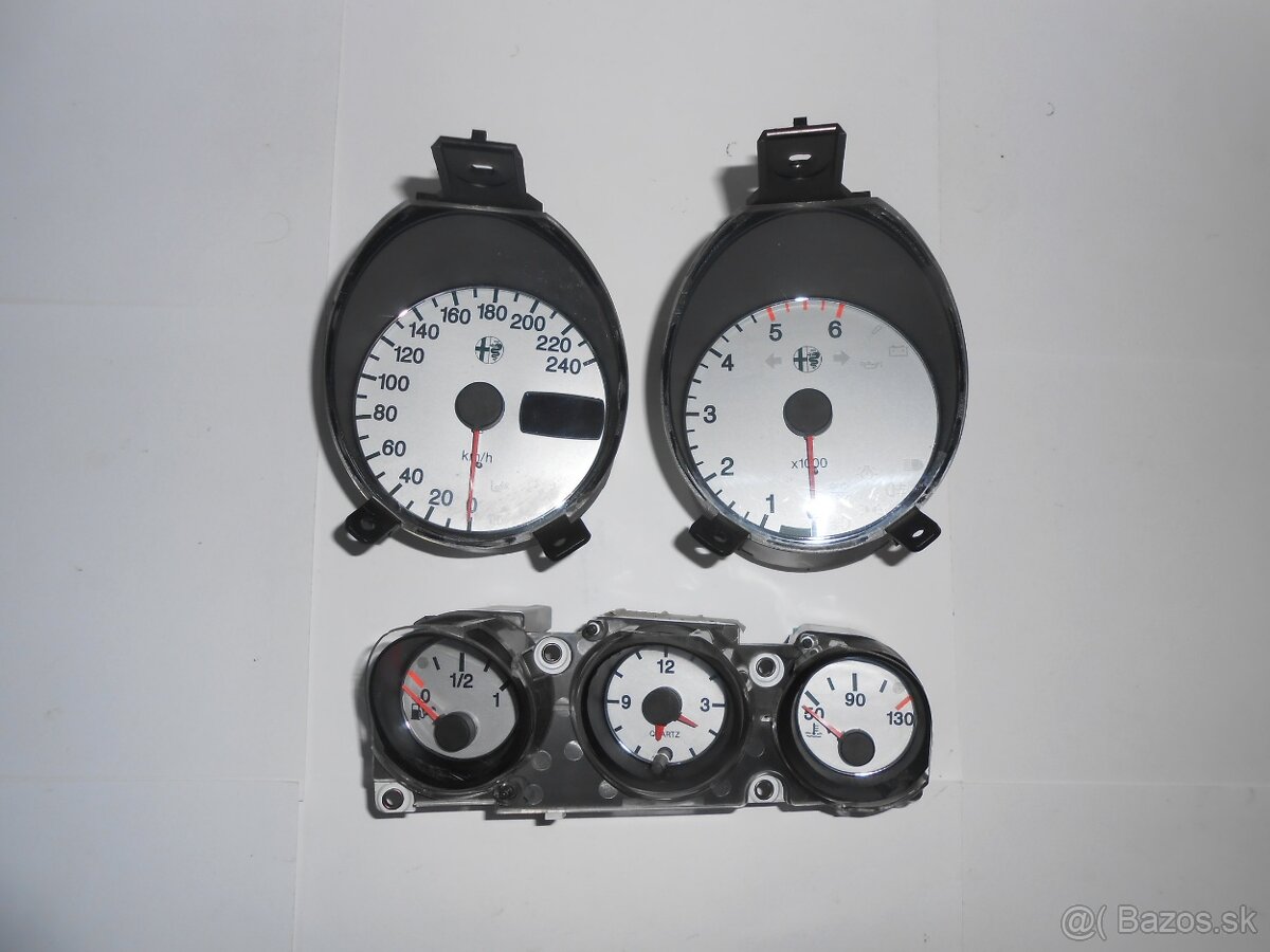 Budiky Alfa Romeo 156 / čierne aj biele / - 2