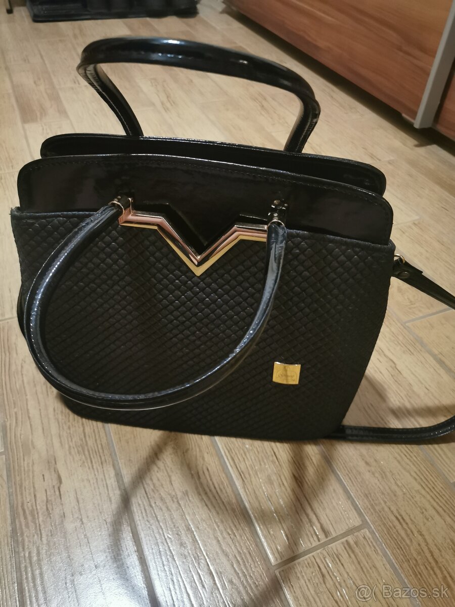 Čierna elegantná kabelka - 2