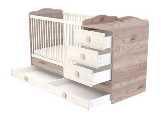 Detska postielka s prebalovacim pultom - 2