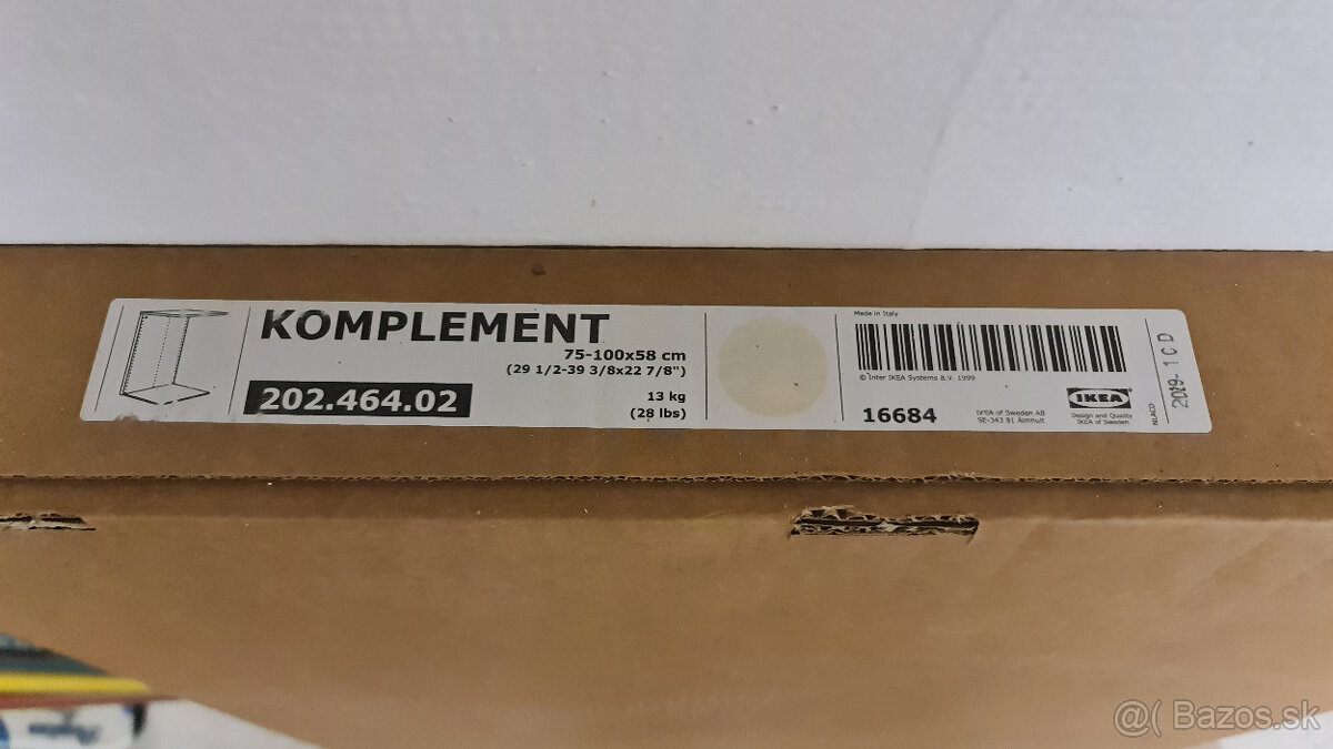 IKEA rozdelovač KOMPLEMENT do skrine PAX - 2