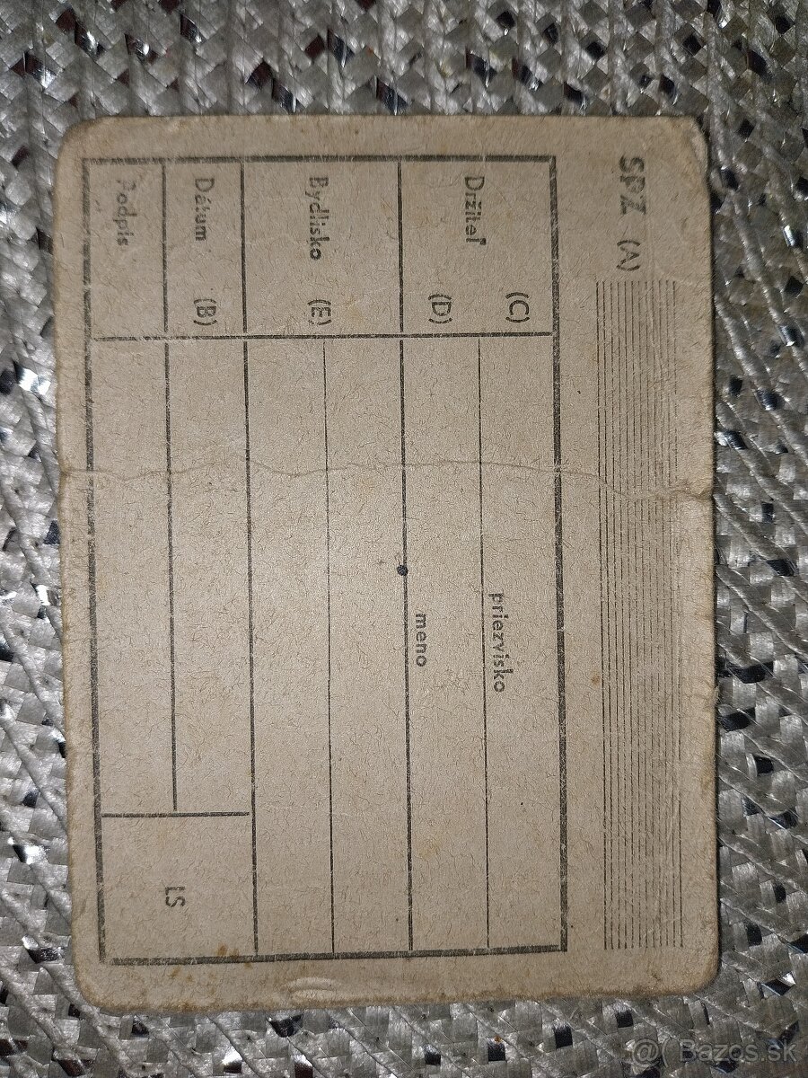 Predam starý tp jawa cz 350 - 2