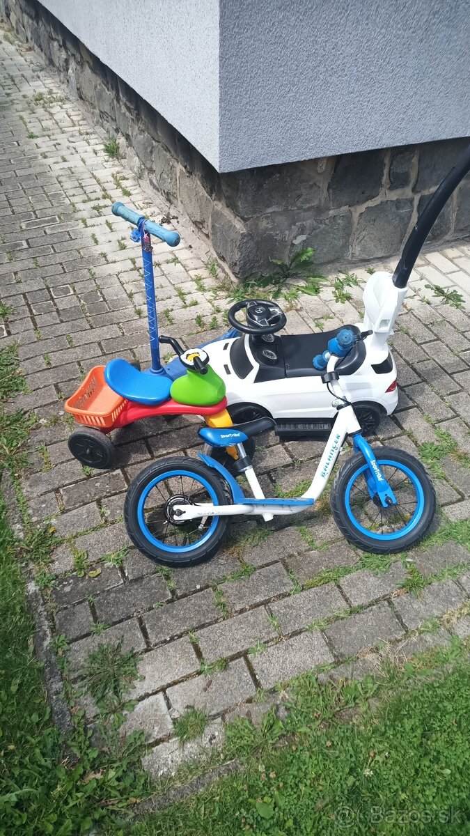 Odrážadlo kolobežka auto trojkolka - 2