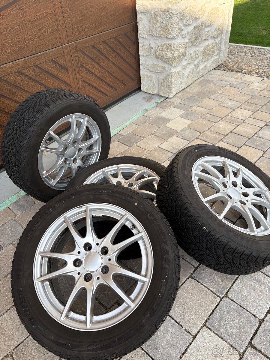 Predám zimné gumy na hliníkových diskoch R 16 - 2