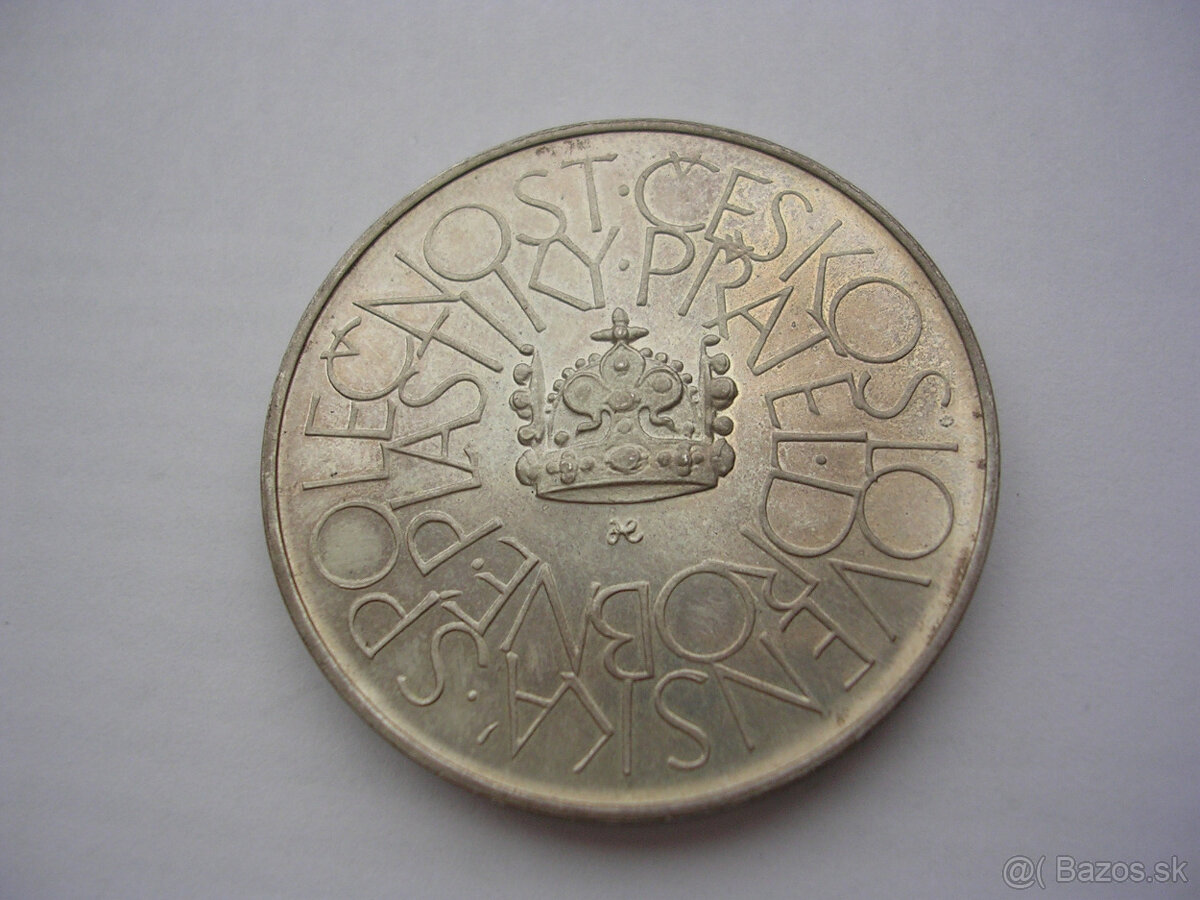 Ag medaila 2 dukát Karel IV. - návrh Jiří HARCUBA 1978 - 2