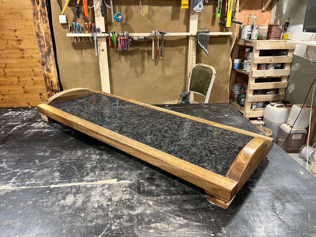 Drevený kamenný podnos - 2