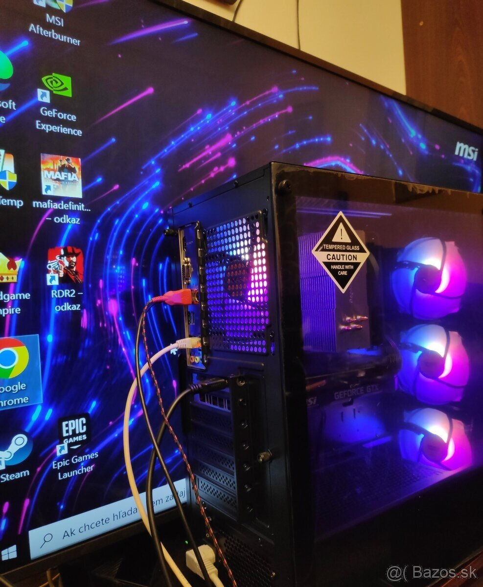 ...REZERVOVANĚ....🎄🎁 Herný PC Intel Core i5-9600K🎁🎄 - 2