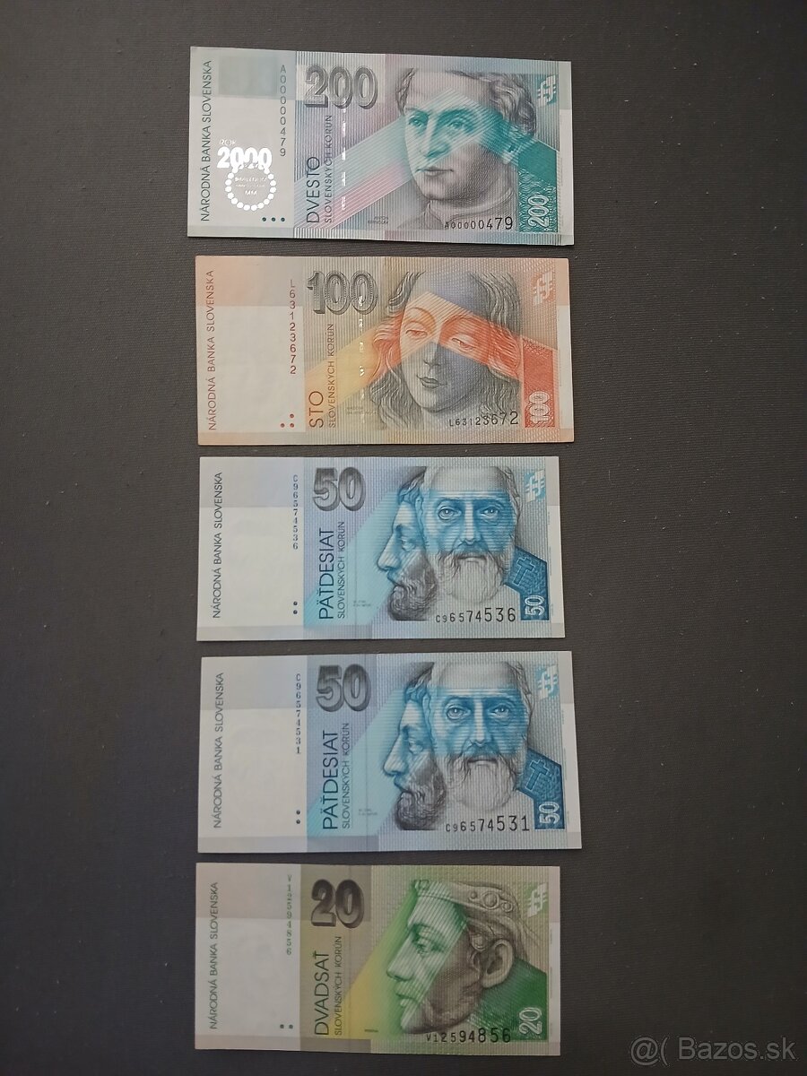 Slovenské bankovky - 2