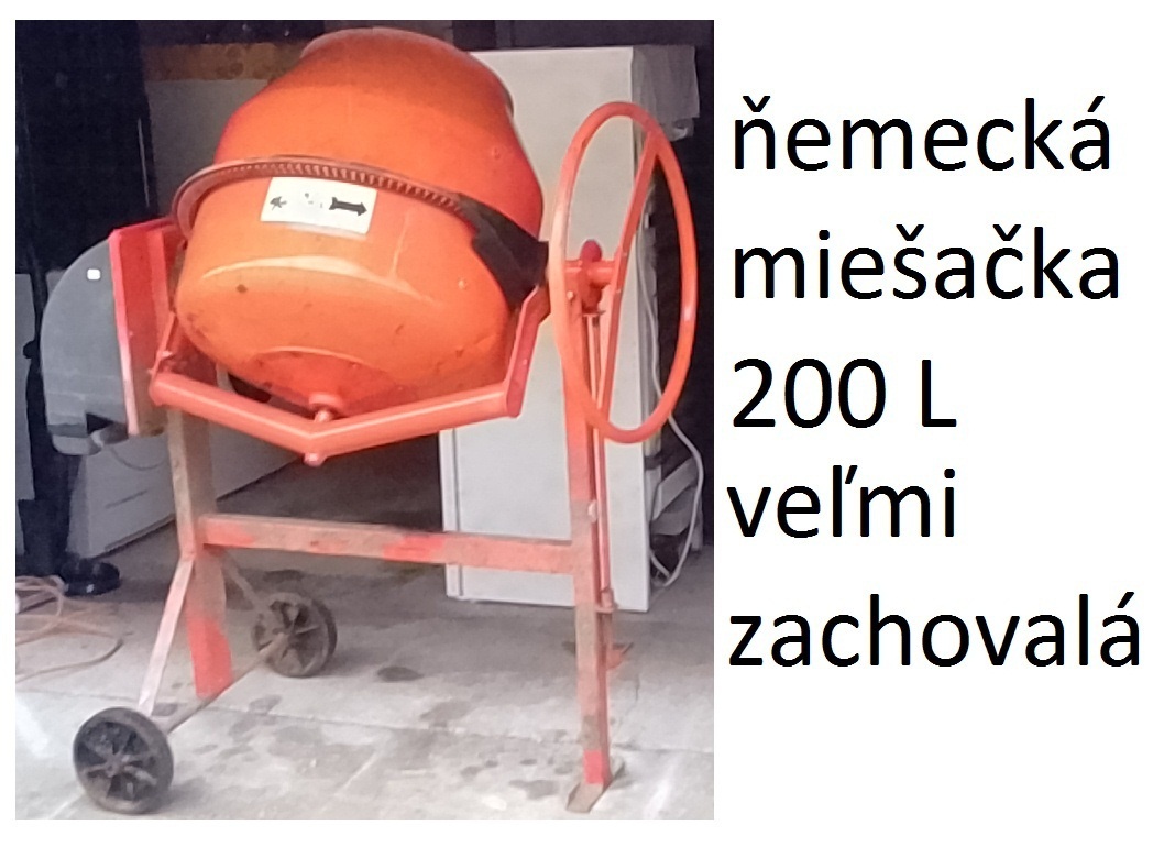 predám stavebnú miešačku - 2