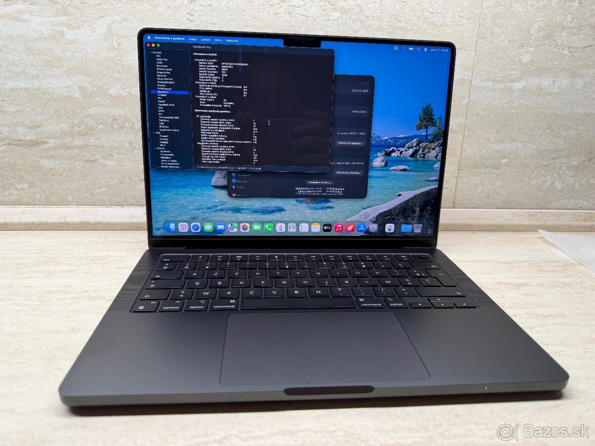 MacBook Pro 2024 14" M4 Pro 24/512GB, 100% batéria - 2