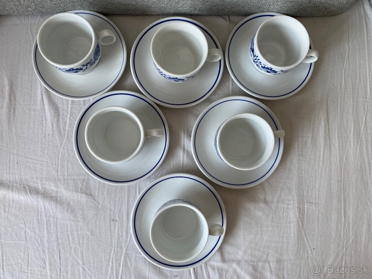 Gastro šálky na kávu vzor cibuliak - 2