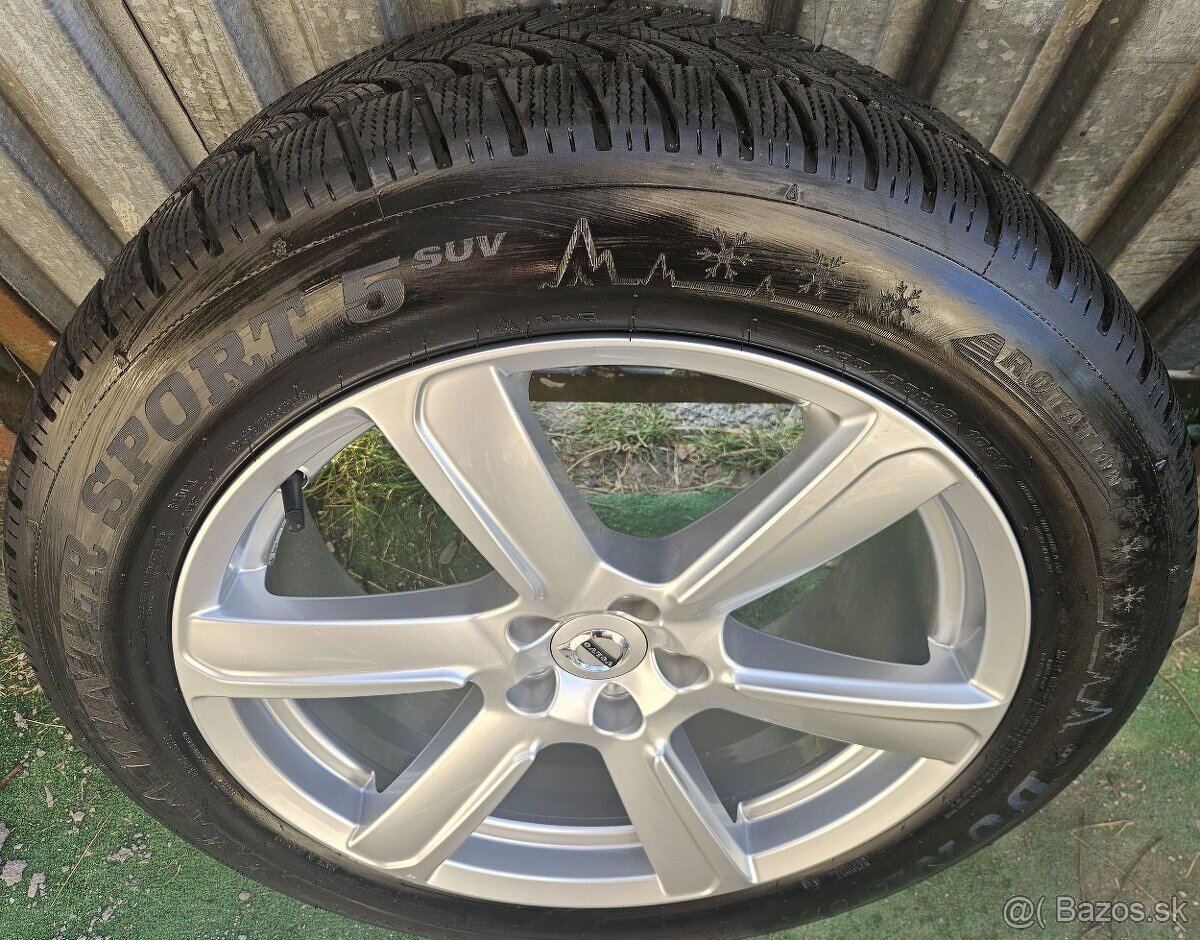 Originálna zimná sada VOLVO - 5x108 R19 + DUNLOP 235/55 r19 - 2