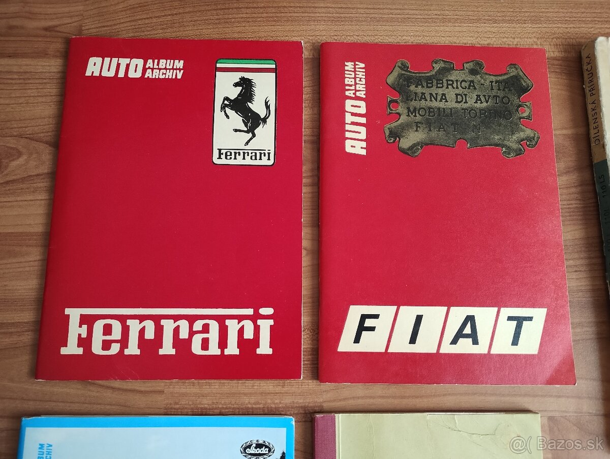 Brožúry na jawa ČZ Dneper M72, MB 750 a ŠKODA atď - 2