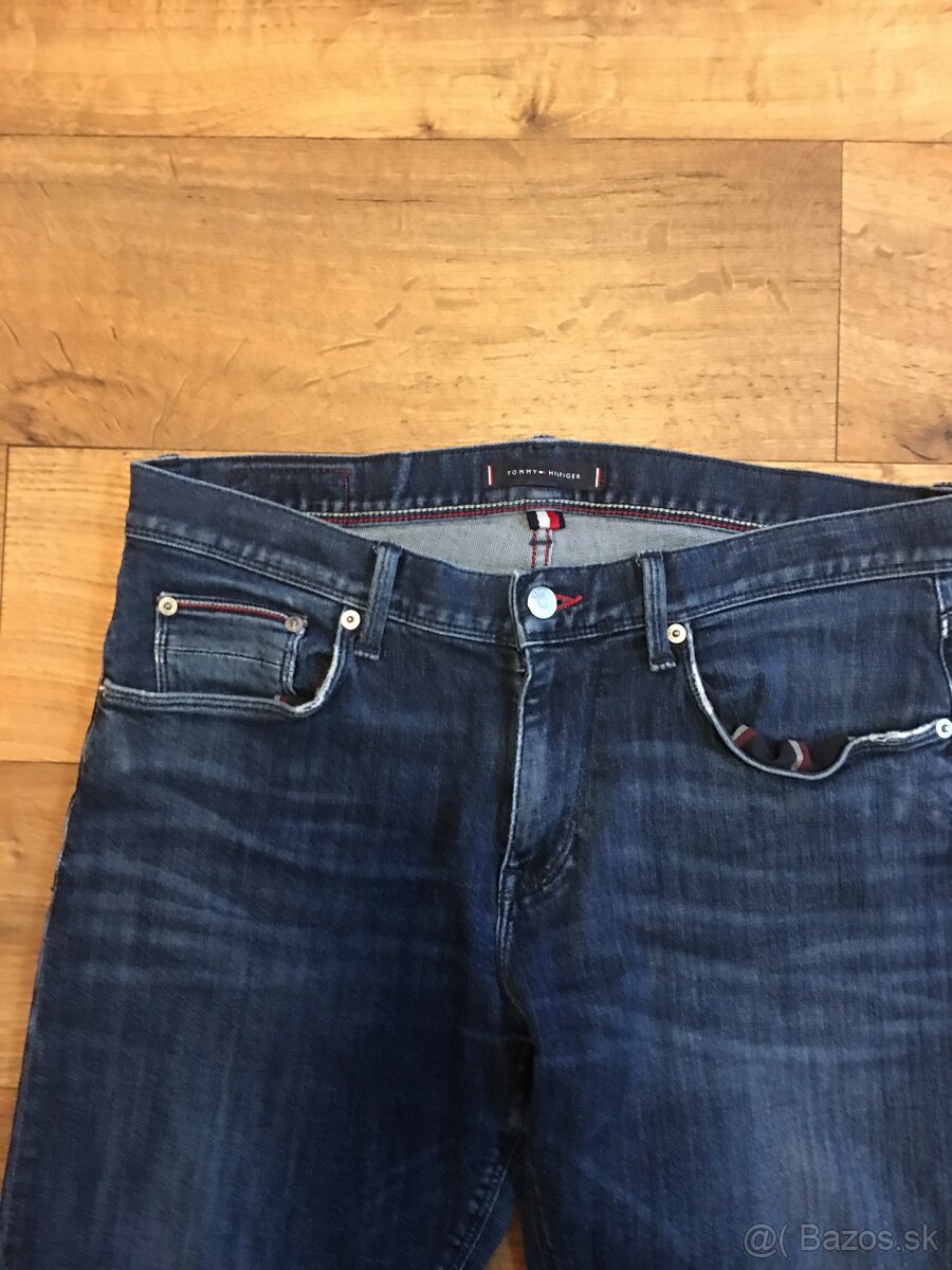 TOMMY HILFIGER originál pánske rifle w33/l36 - 2
