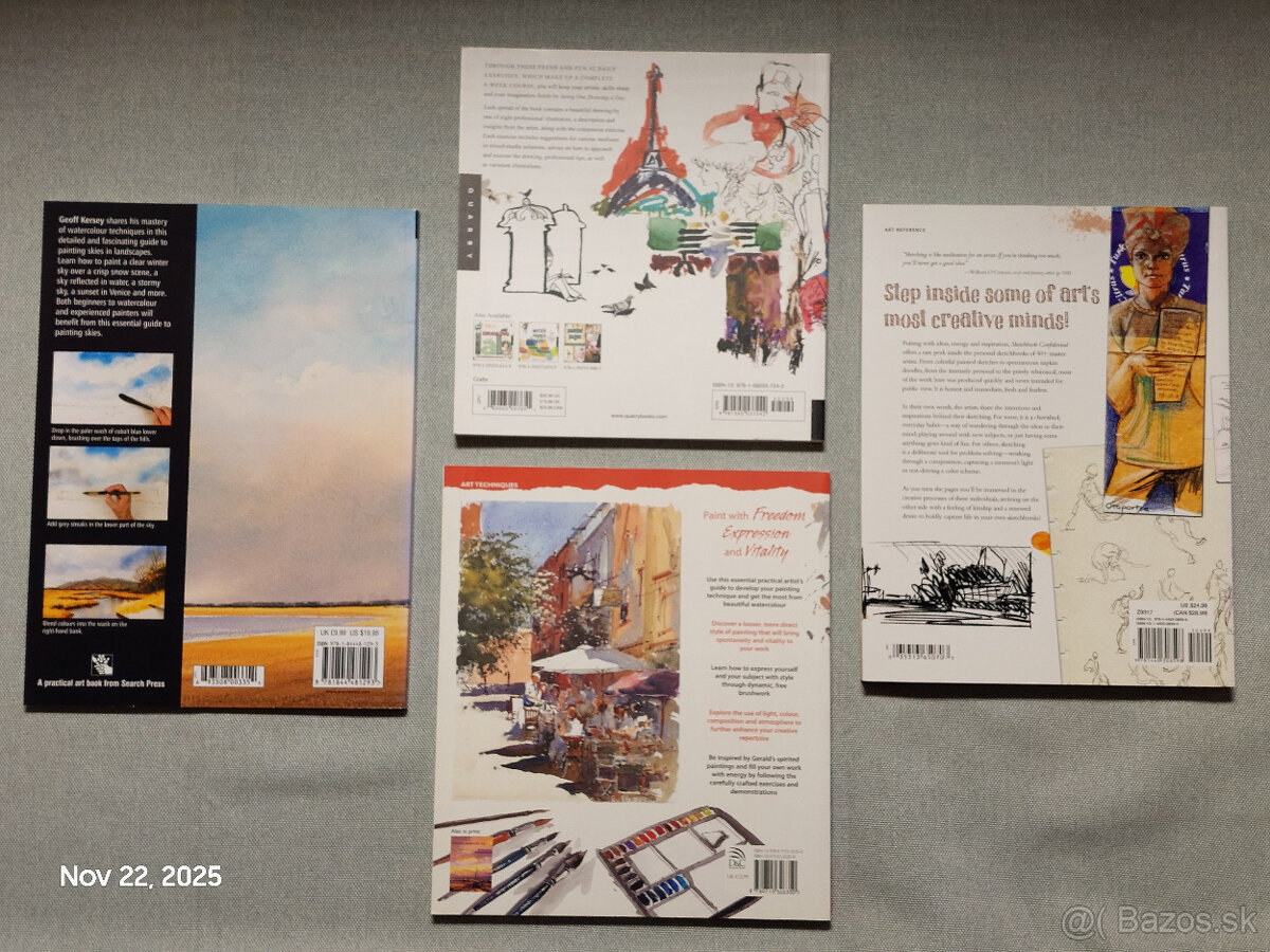 Umelecke knihy akvarel, kresba (ENG) - 2