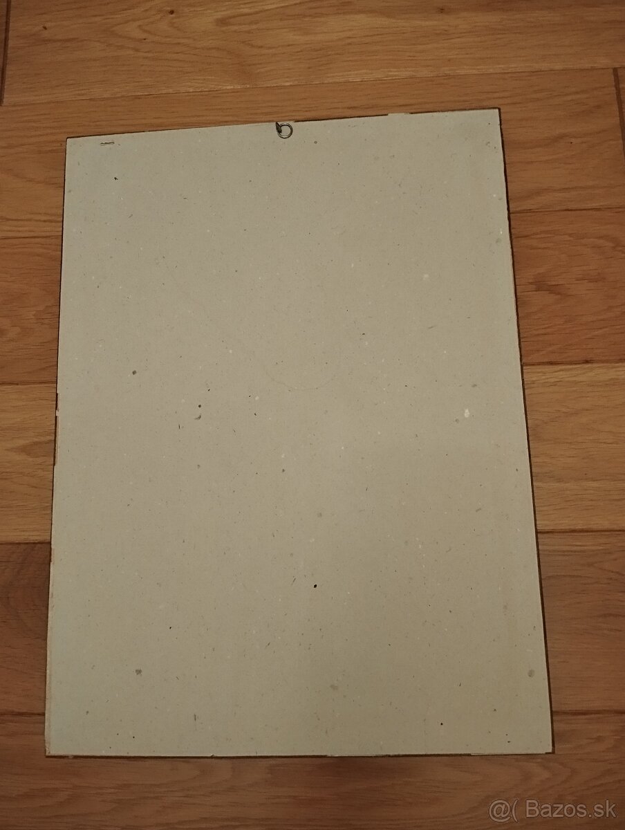 háčkovaný obraz v ráme - 2