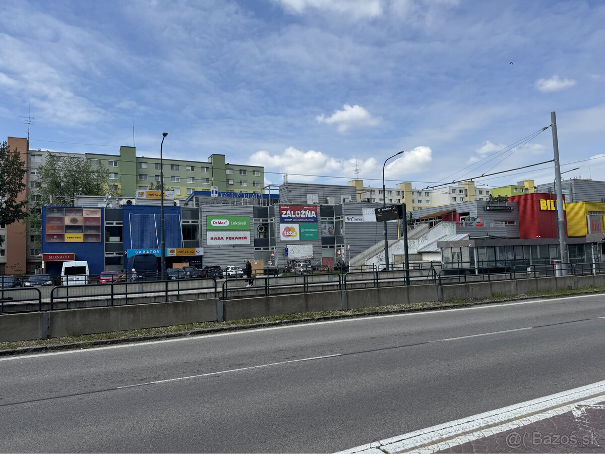 Prenájom obchodných priestorov od 24 m² v OD Saratov II v me - 2