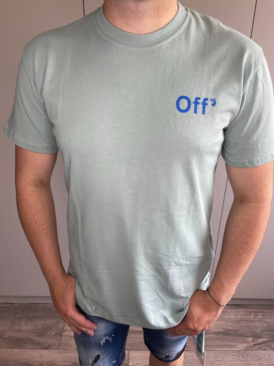 OFF WHITE - pánske tričko č.2, 47 - 2