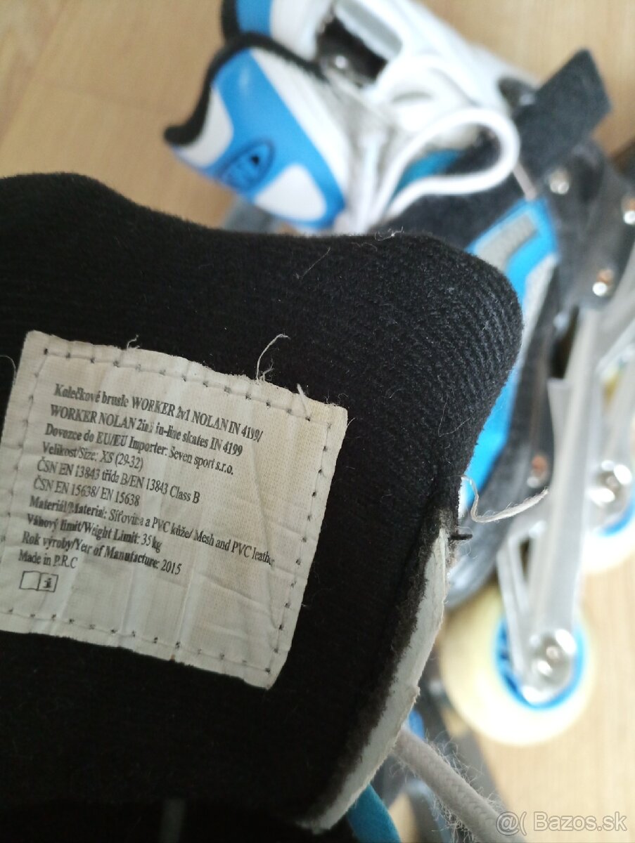 Nastaviteľné korčule 2v1 XS 29-32 - 2