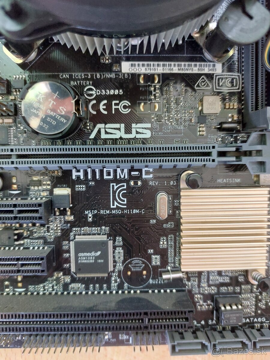 Asus H110M-C/CSM + G4500T + 4GB RAM - 2