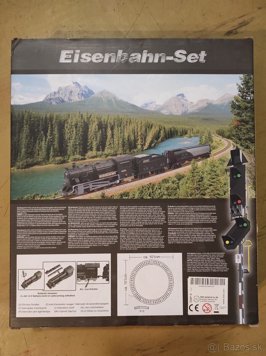 vláčik na baterky Eisenbahn-Set - 2