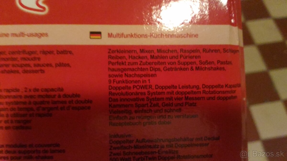 multifunkcny kuchynsky krajac turbi twin - 2