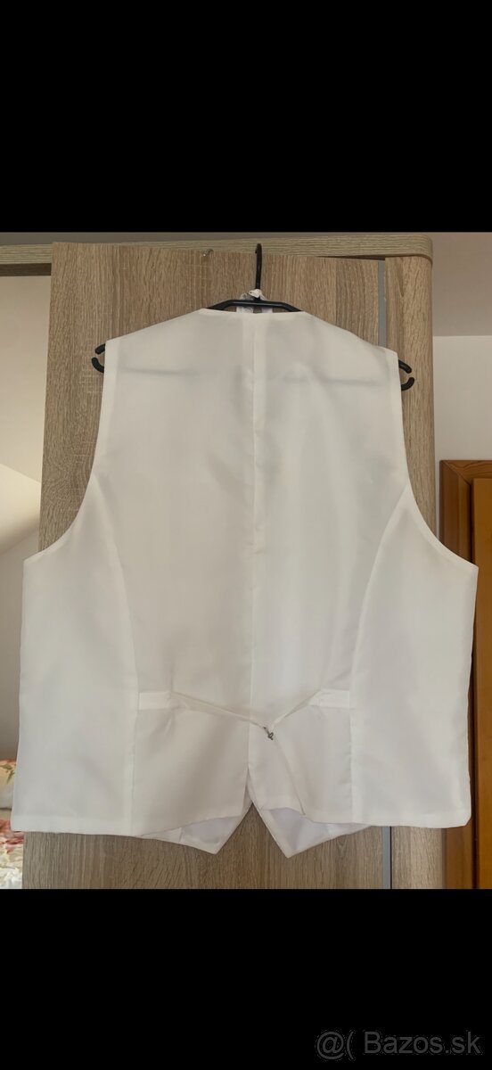 Svadobná vesta s kravatou - 2