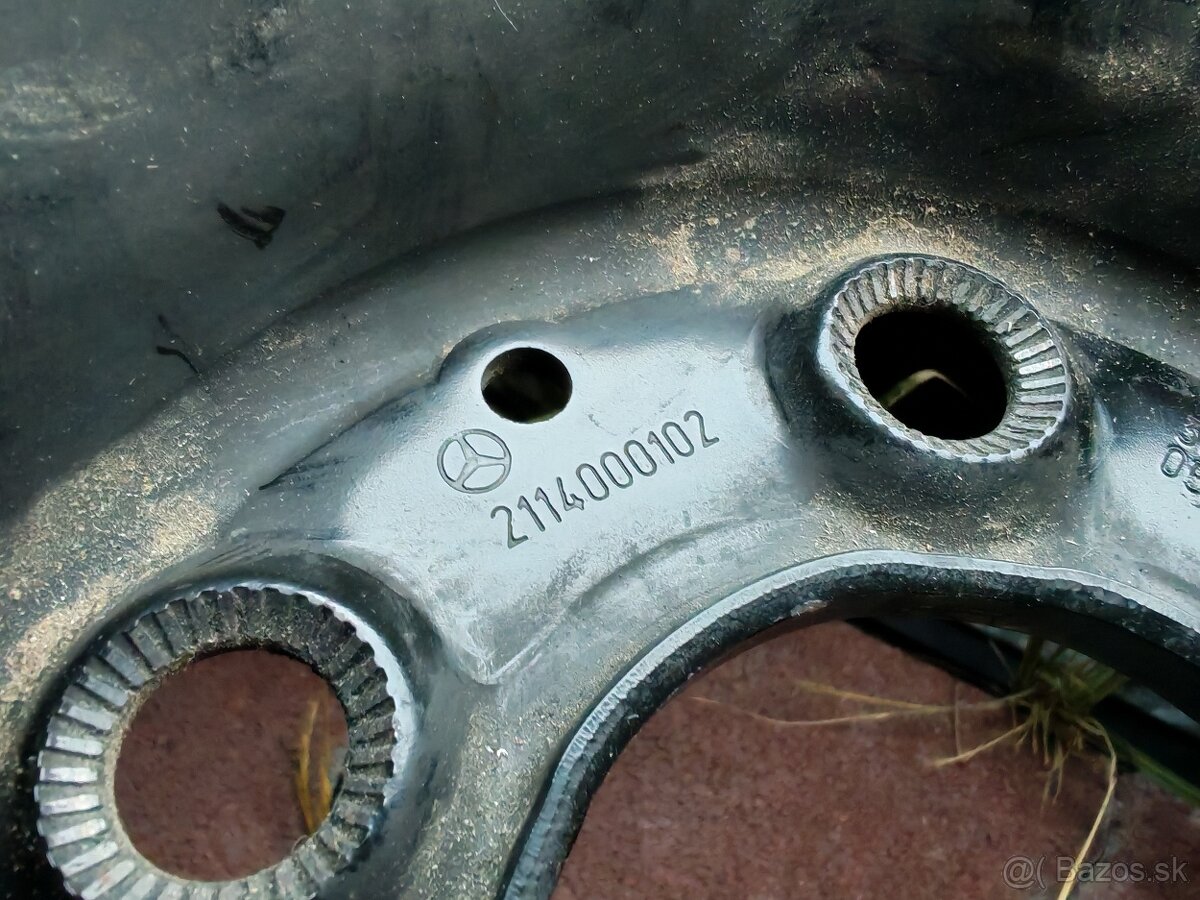 predám plechový disk na E mercedes- benz - 2