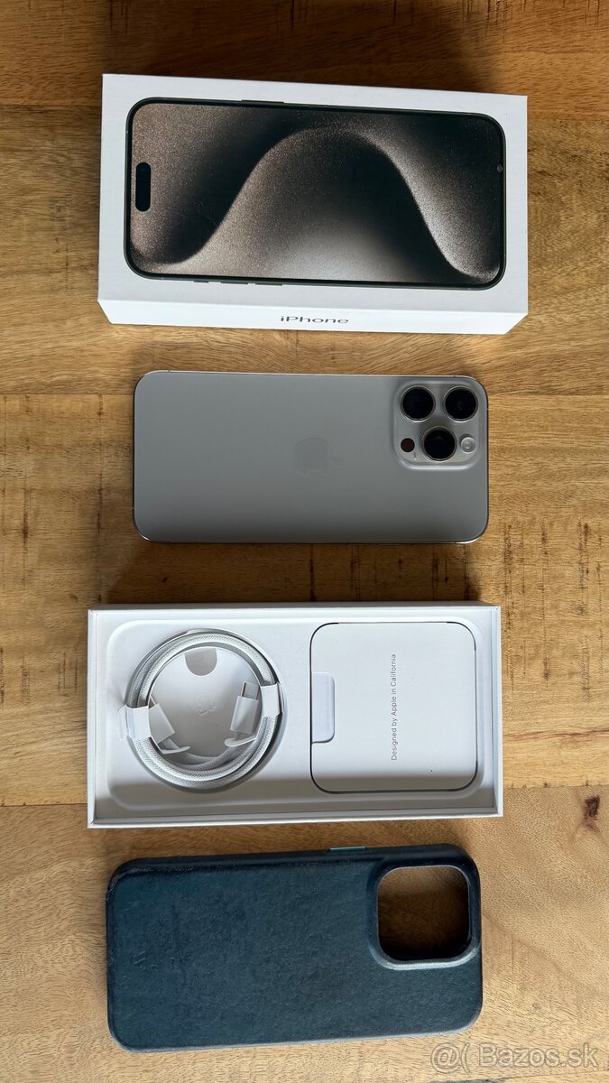 Predám iPhone 15 Pro Max 512GB titnium - 2