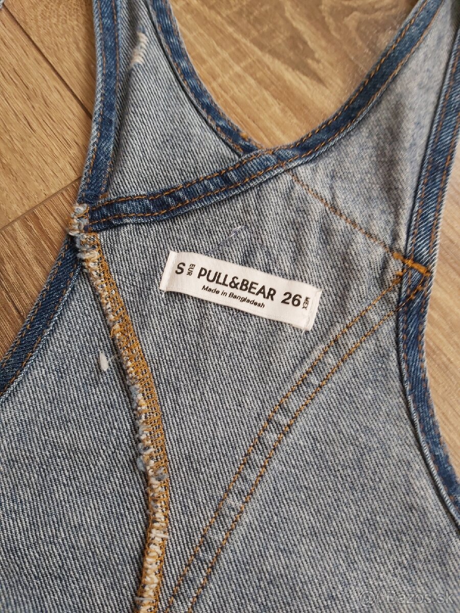 Damska riflova sukna na traky vel.s - 2