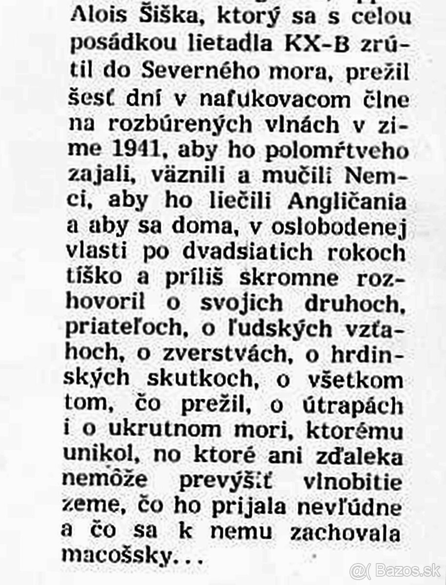 KX-B neodpovedá, 1.vyd 1967 skutočný príbeh ČSl voj. pilota - 2