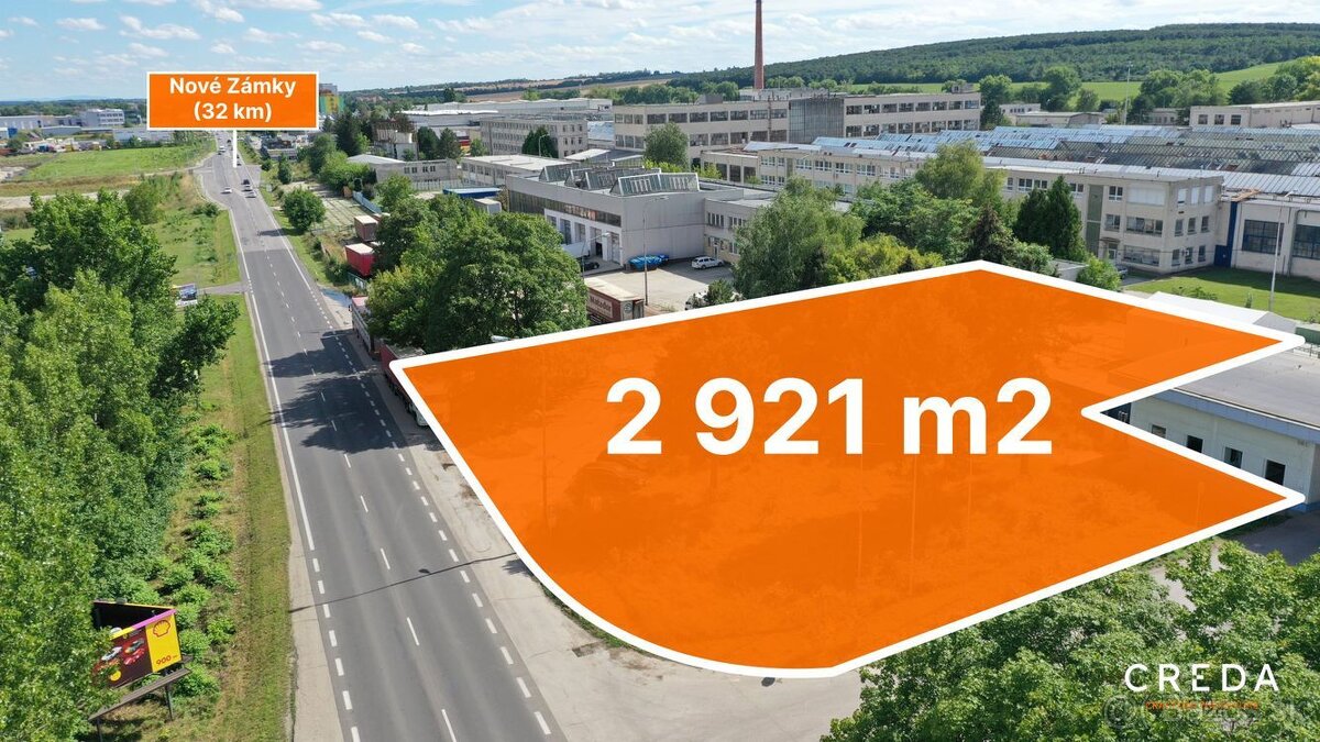 CREDA | predaj pozemok na hlavnom ťahu, Nitra - Dolné Krškan - 2