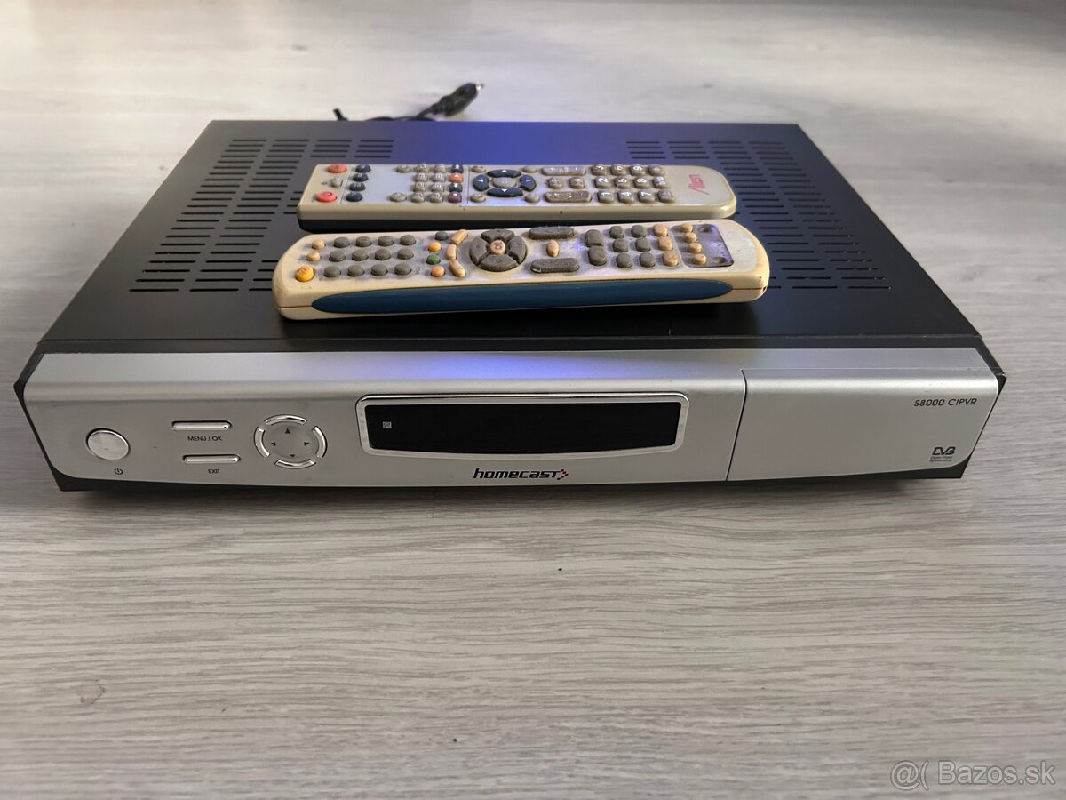 SD satelitný prijímač: Homecast S 8000 CIPVR - 2