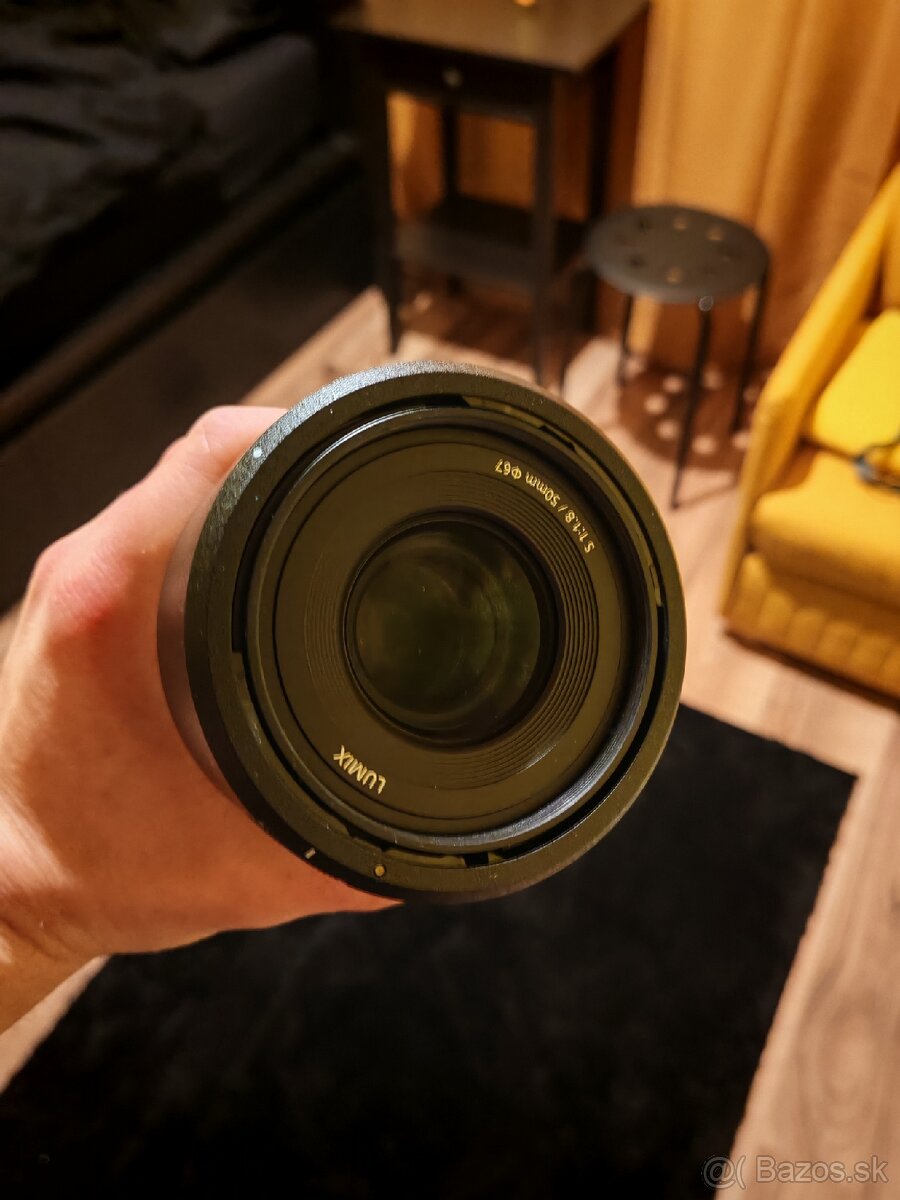 Predám objektív Lumix s 50 mm f1.8 - 2