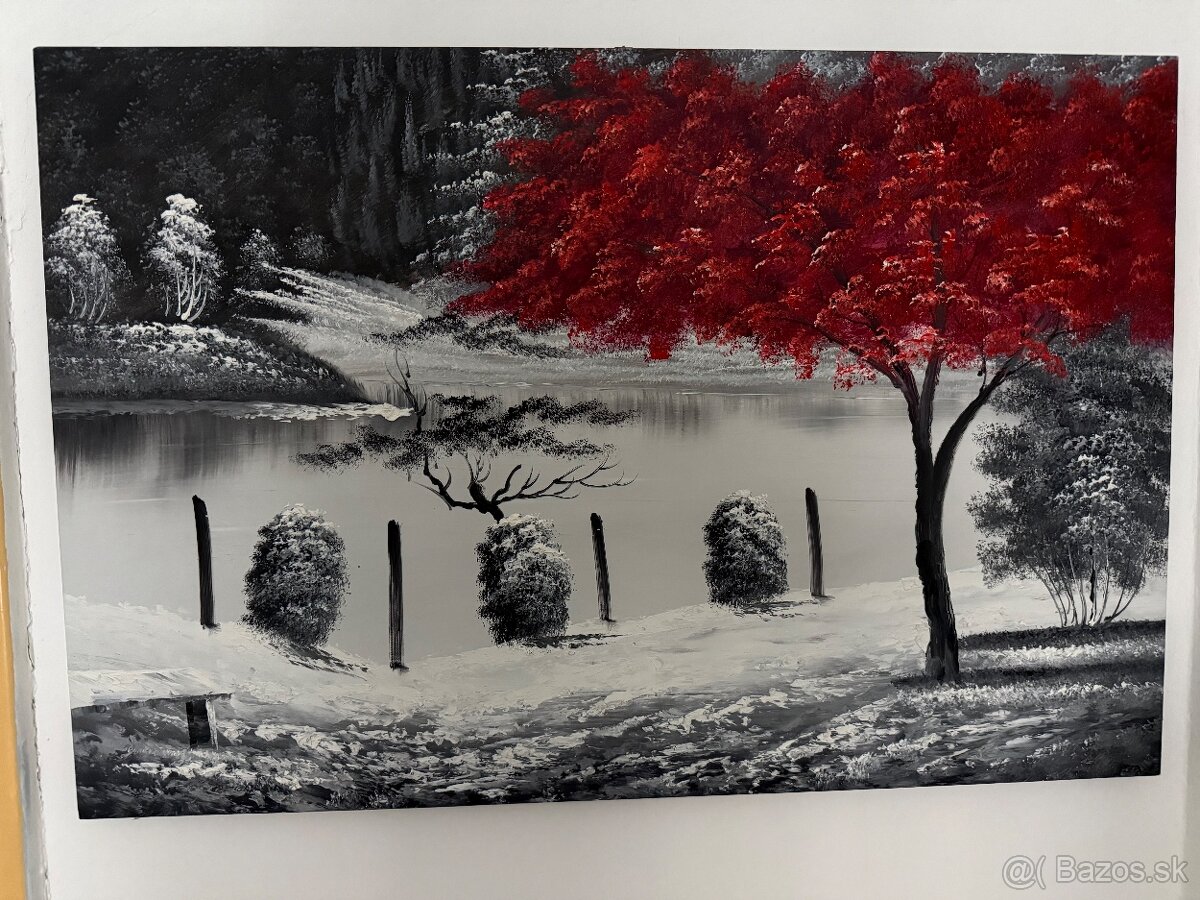 Olejomaľba na plátne . - 2