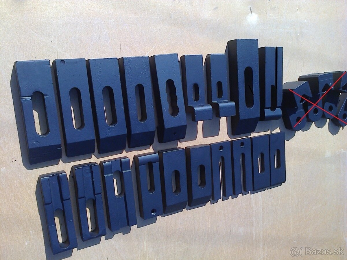 Upínacie upinky - príslušenstvo na frézu. - 2