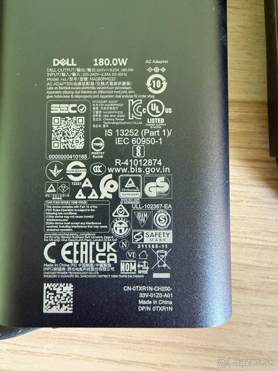 Nabíjačka Dell HA180PM210 pre notebooky Precision - 2