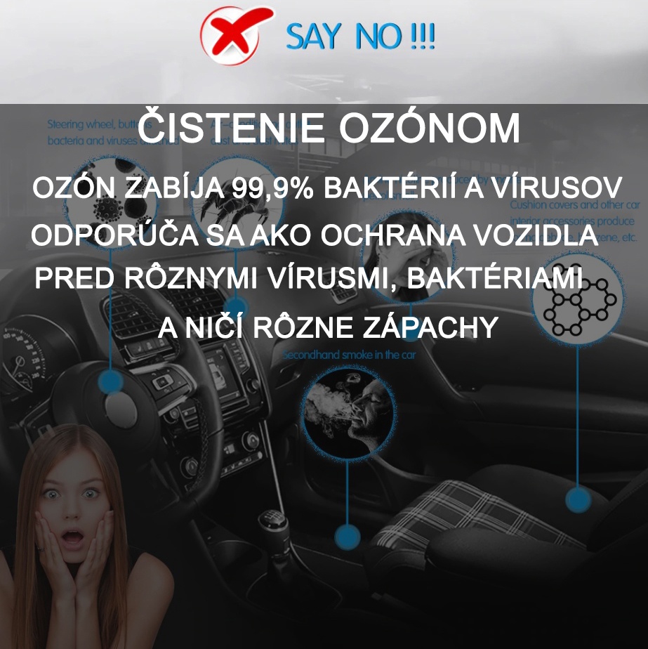 Ozón čistenie atď. - 2