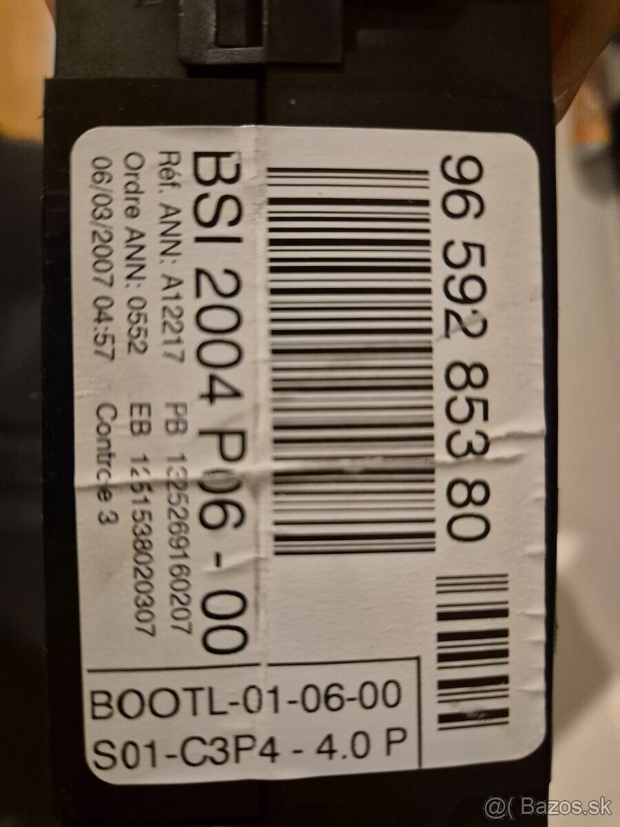 Predám BSI jednotku PSA - 2