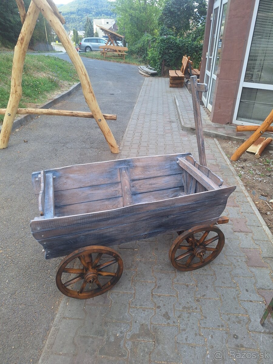 Drevený vozík - 2