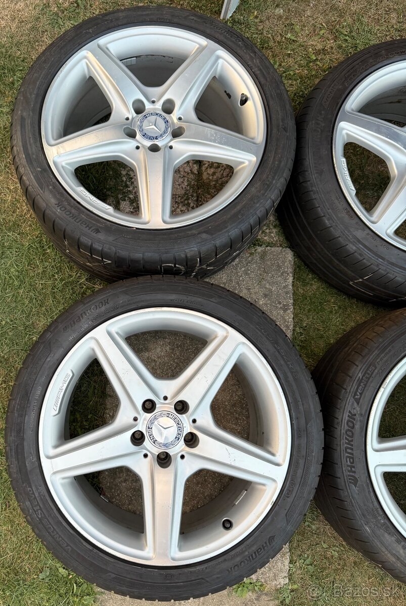 Mercedes amg elektrony a pneu r18 5x112 stred otvor 66/57 1 - 2