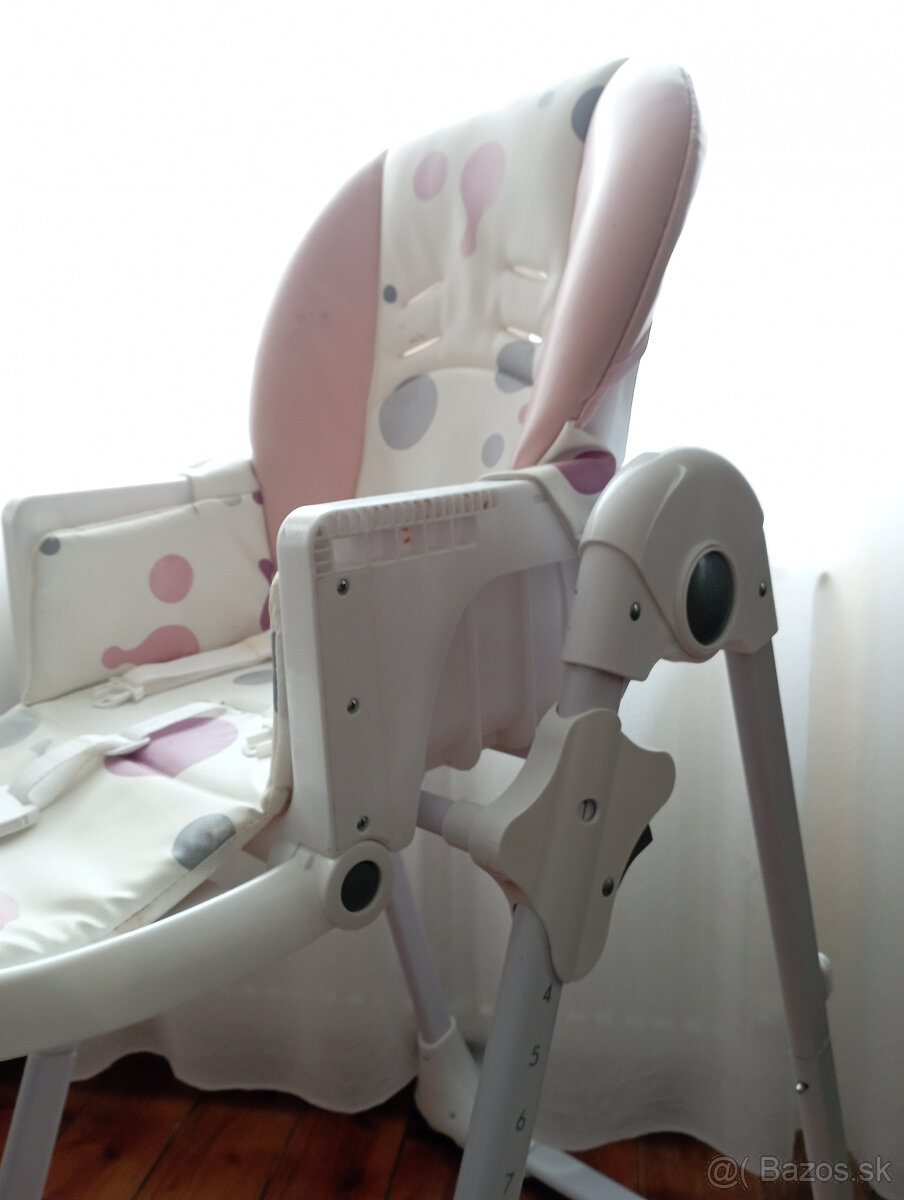 Detská stolička Kinderkraft Yummy Pink - 2