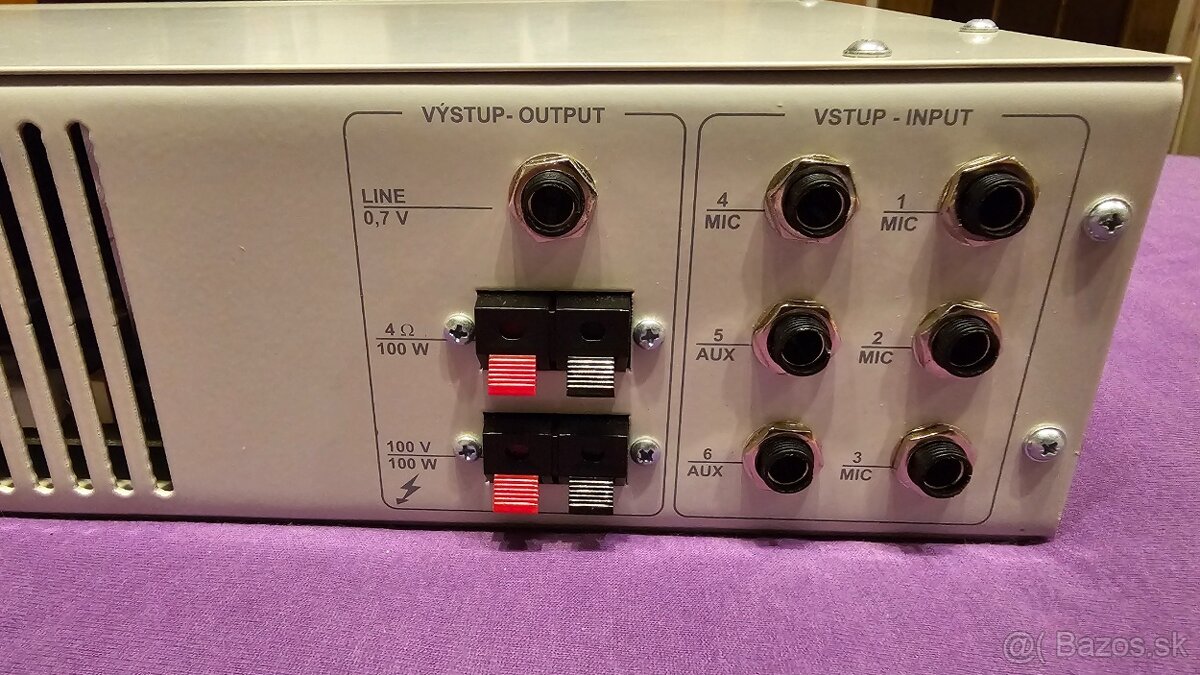 Mixážny zosilňovač PAA 206 plus reprobedne. - 2