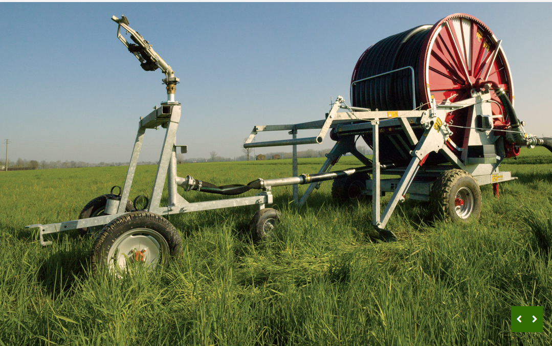 Bubnový zavlažovač 75/350 s konzolou a čerpadlom na traktor - 2