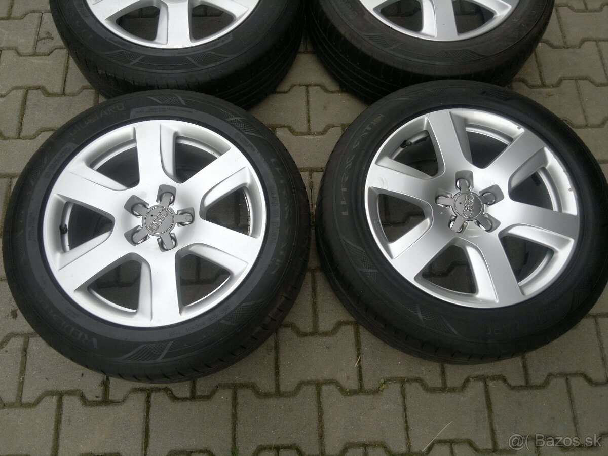 Elektrony Audi A6 Allroad 5x112 r17, letné pneu. 225/55 r17 - 2
