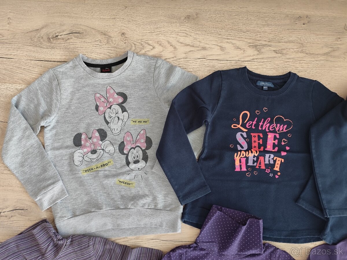 Balík tričiek s dlhým rukávom veľ. 122 - 2