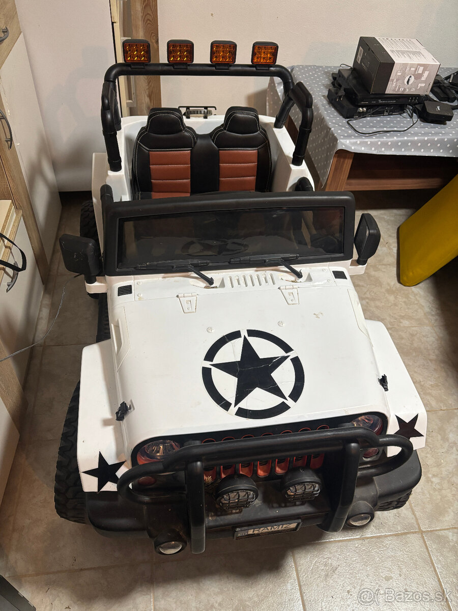 Detske elektricke auticko Jeep 4x4 pre 2 deti - 2